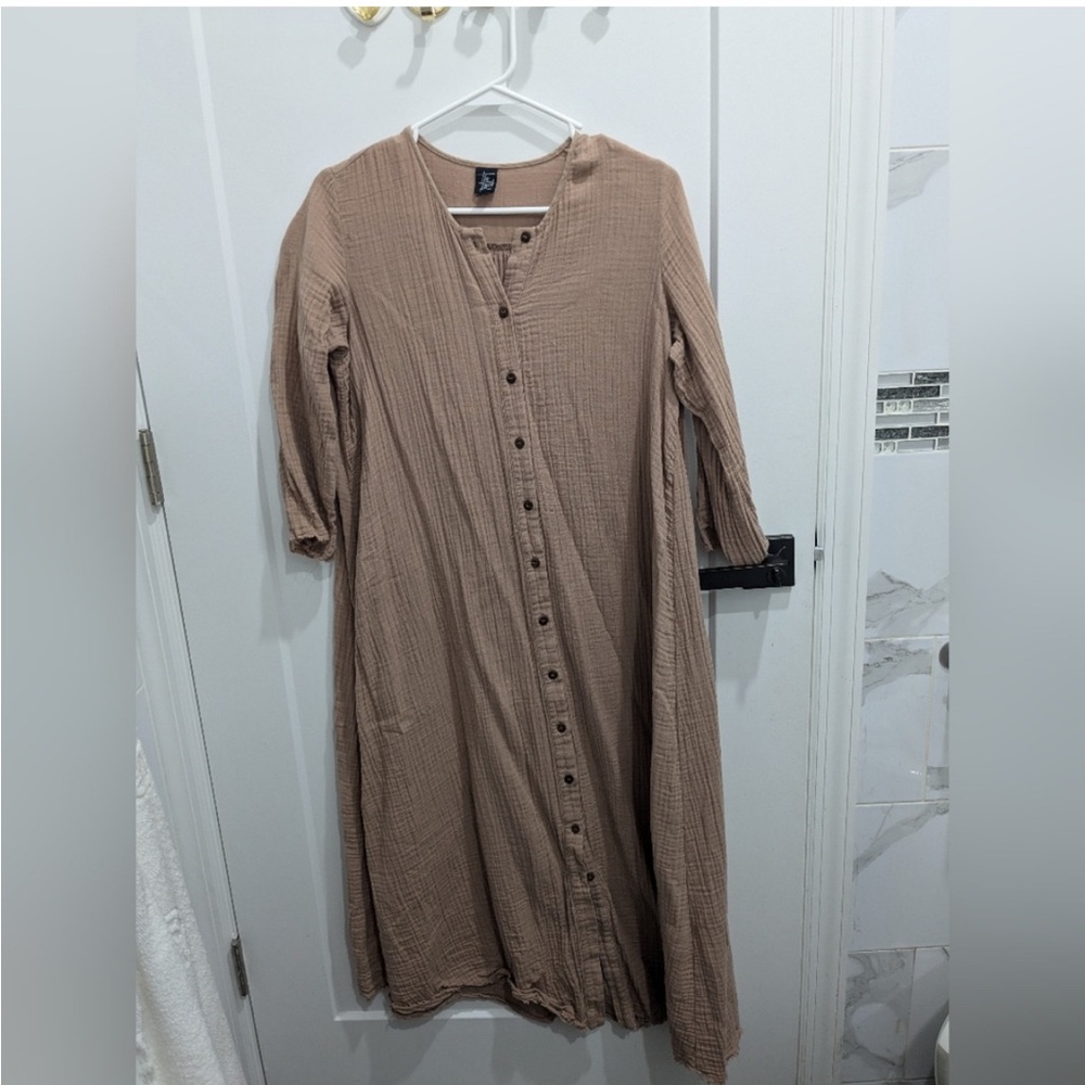 The Frock NYC button down dress